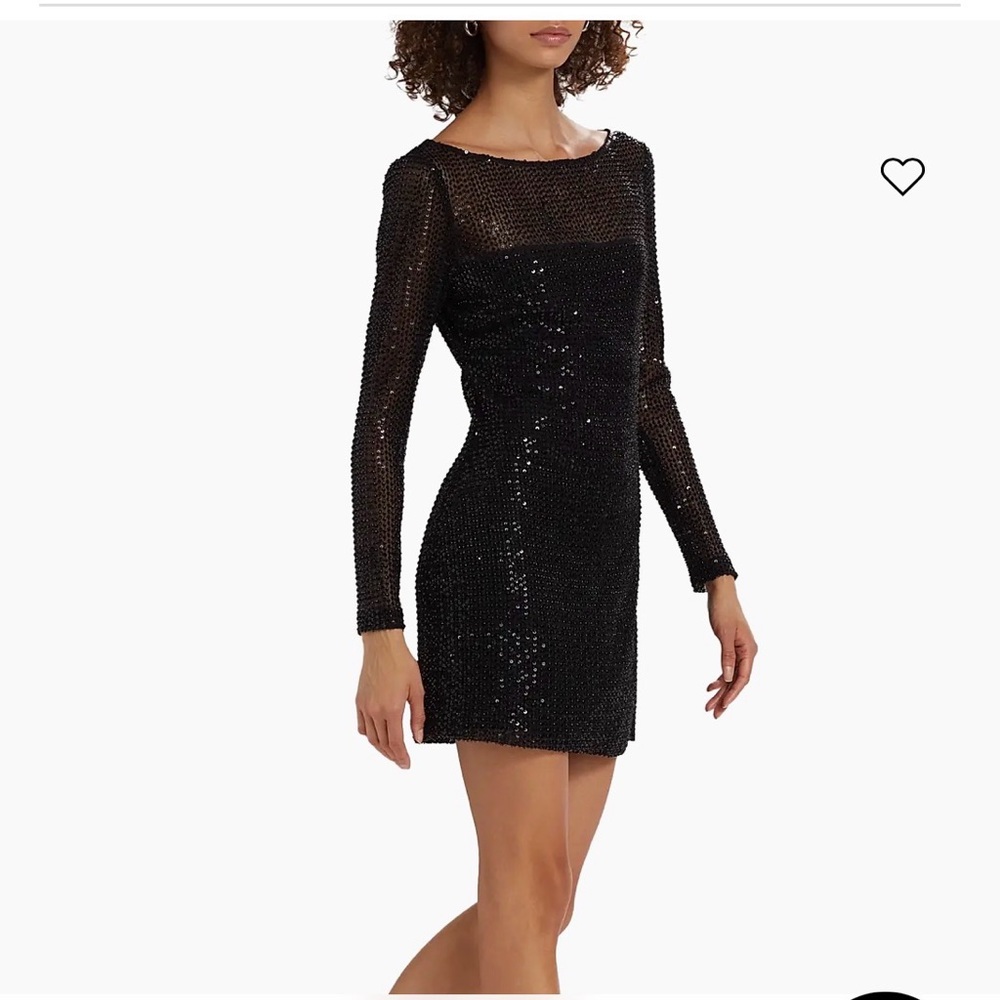 Ramy Brook - Black Sequin Dress- Perfect for the Holidays!